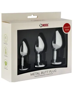 NOXXX 3'lü Çelik Anal Plug