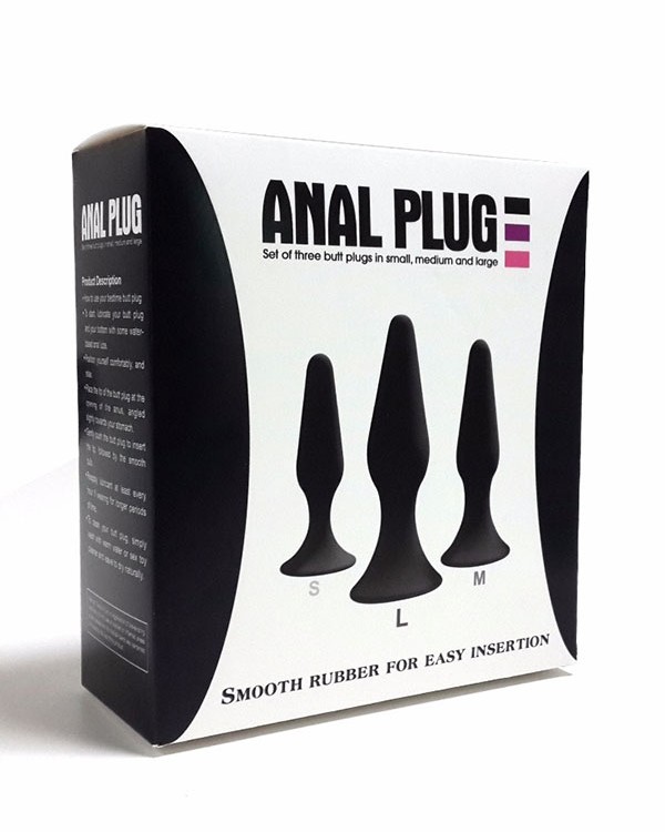 NOXXX 3'lü Silikon Anal Plug