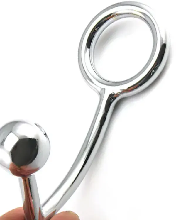 Çelik Penis Halkalı Anal Plug
