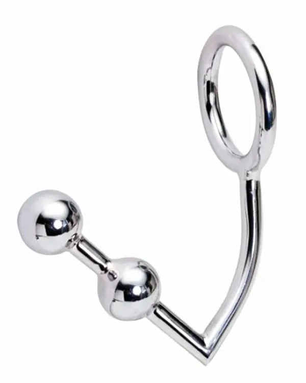 Çift Boğumlu Çelik Anal Plug