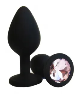 NOXXX Silikon Anal Plug Taşlı Medium