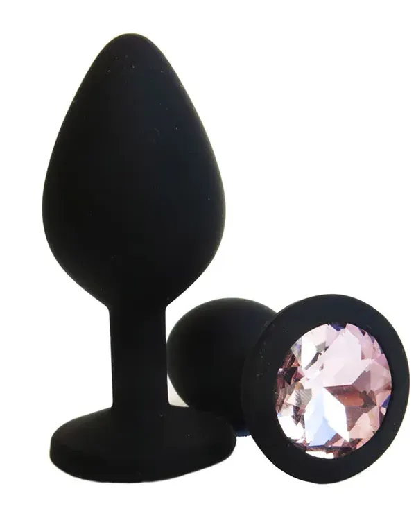NOXXX Silikon Anal Plug Taşlı Medium