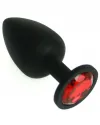 NOXXX Silikon Anal Plug Taşlı Medium
