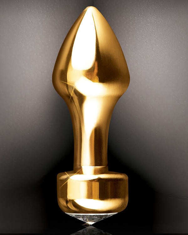 Mini Taşlı Metal Anal Plug