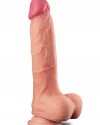 LoveToy Double Layer Platinyum Silikon Realistik Dildo 25 cm