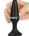 LoveToy Silicone Anal Plug S 11.5 cm Siyah