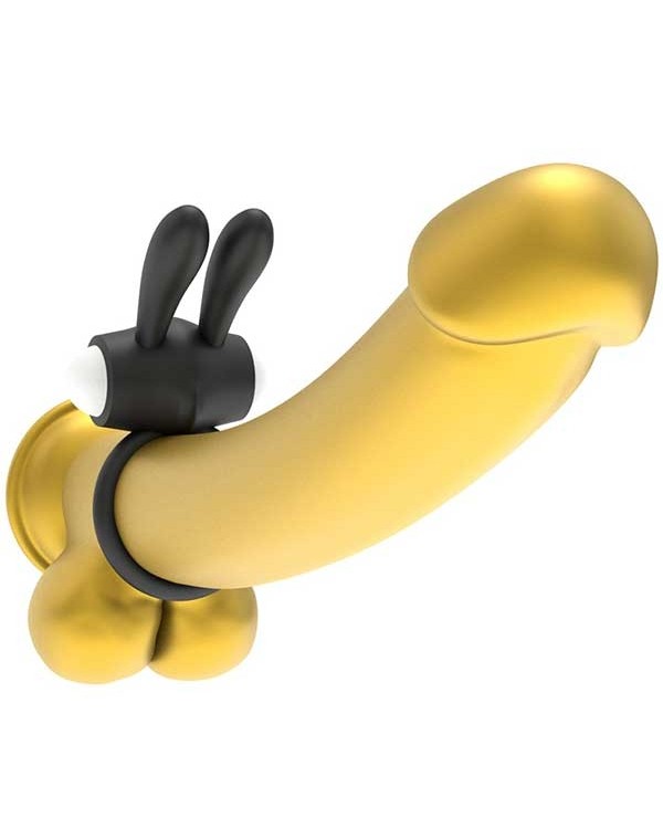 LoveToy Klitoris Uyarıcılı Titreşimli Silikon Penis Halkası
