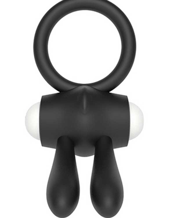 LoveToy Klitoris Uyarıcılı Titreşimli Silikon Penis Halkası