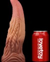 Çift Katmanlı Platinyum Silikon Canavar Dildo 25 cm