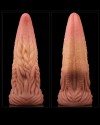 Çift Katmanlı Platinyum Silikon Canavar Dildo 25 cm