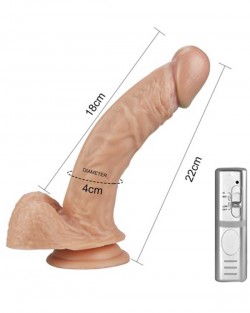 LoveToy Titreşimli Penis 22 cm