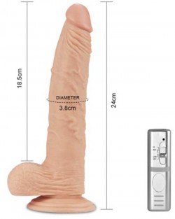 LoveToy Titreşimli Penis 24 cm