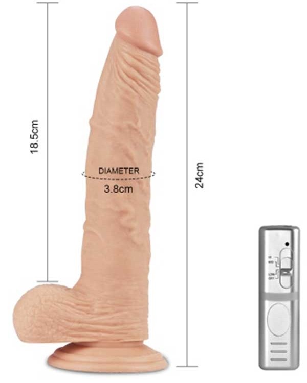 LoveToy Titreşimli Penis 24 cm