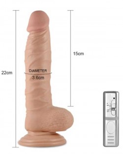 LoveToy Titreşimli Penis 21 cm