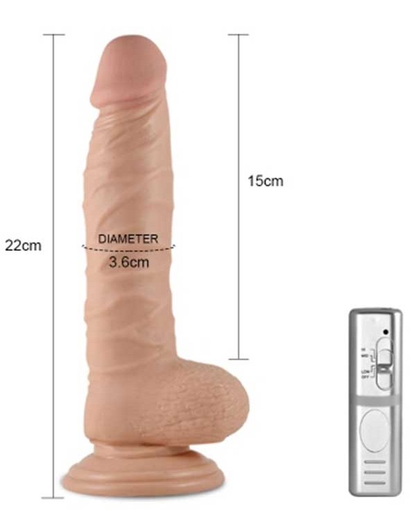 LoveToy Titreşimli Penis 21 cm