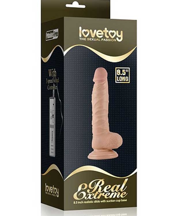 LoveToy Titreşimli Penis 21 cm