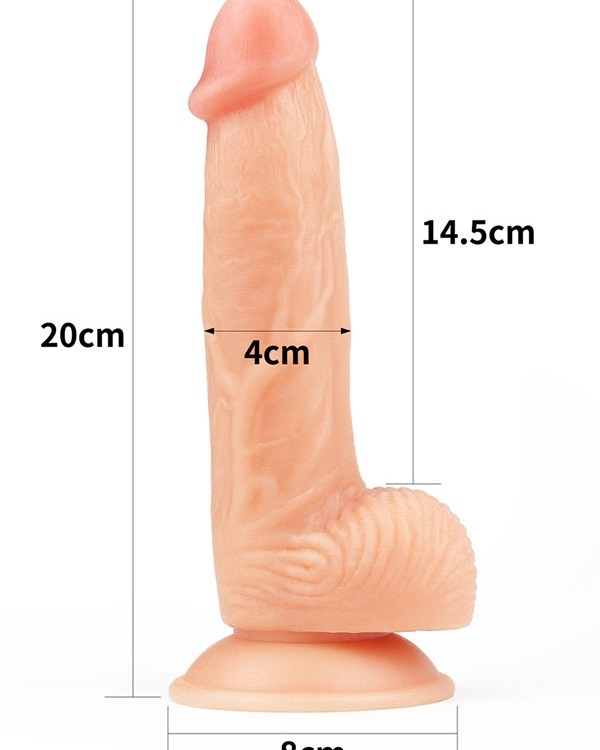 Ultra Yumuşak Realistik Dildo 20 cm