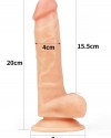 Ultra Yumuşak Realistik Penis 20 cm
