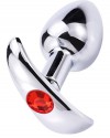 NOXXX Anal Plug Taşlı T şeklinde 8 cm