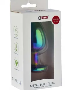 NOXXX Çok Renkli Büyük Boy Taşlı Çelik Anal Plug