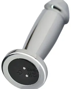 NOXXX Çelik Anal Plug Şarjlı Titreşimli 12 cm
