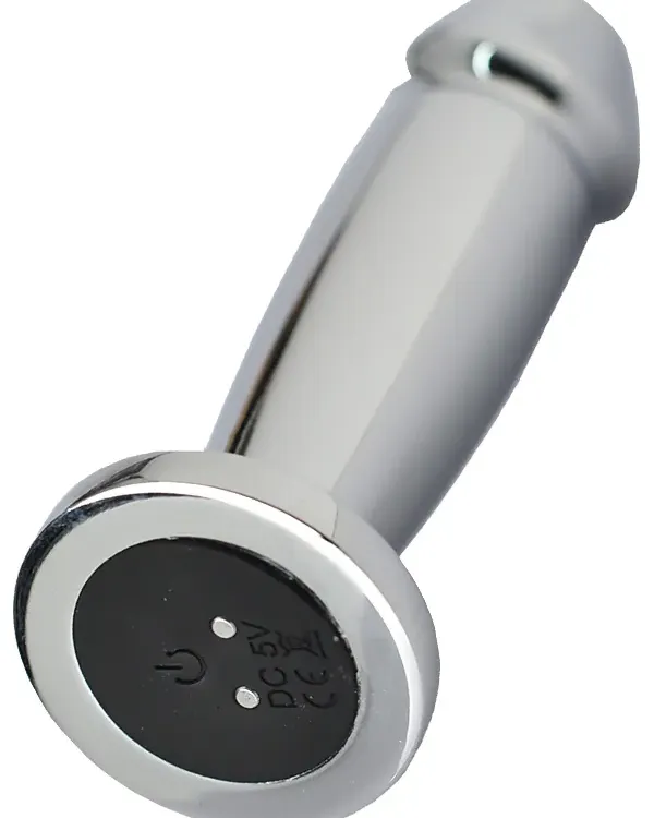 NOXXX Çelik Anal Plug Şarjlı Titreşimli 12 cm
