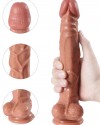 Döner Başlı Uzaktan Kumandalı Şarjlı Realistik Dildo 25.5 cm