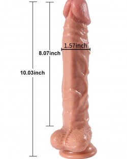 Döner Başlı Uzaktan Kumandalı Şarjlı Realistik Dildo 25.5 cm