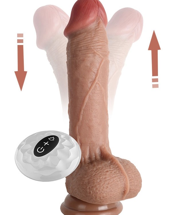 NOXXX Isıtmalı Döner Başlı İleri Geri Hareketli Realistik Dildo