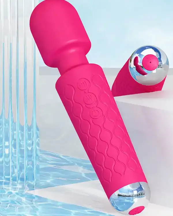 NOXXX Wand Masaj Aleti Şarjlı 28 Fonksiyonlu Pembe