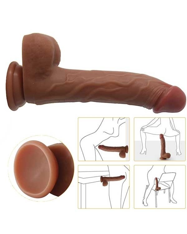 NOXXX Isıtmalı İleri Geri Hareketli Şarjlı Uzaktan Kumandalı Realistik Dildo