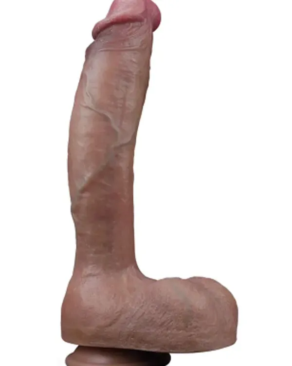 10.5'' Dual Layered Platinum Silicone Realistik Dildo 27 cm