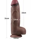 12'' Dual Layered Silicone Cock XXL 31 cm