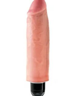 King Cock 6'' Stiffy Titreşimli Vibratör Ten 15.5 cm