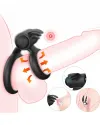 Klitoris Uyarıcılı Çift Halkalı Titreşimli Penis Halkası