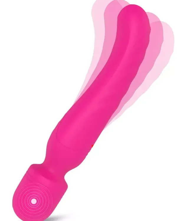Isıtmalı Masaj Wand Çift Taraflı Vibratör 23 cm