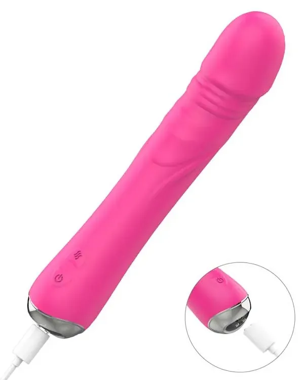 Isıtmalı Titreşimli Esnek Vibratör 21 cm
