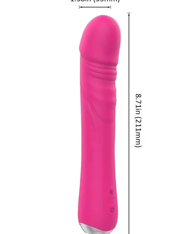 Isıtmalı Titreşimli Esnek Vibratör 21 cm