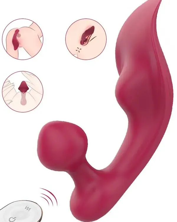 Giyilebilir Anal ve Vajinal Şarjlı Uzaktan Kumandalı Vibratör