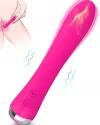 Isıtmalı Şarjlı  Güçlü Titreşimli Esnek Silikon Vibratör 17.5 cm