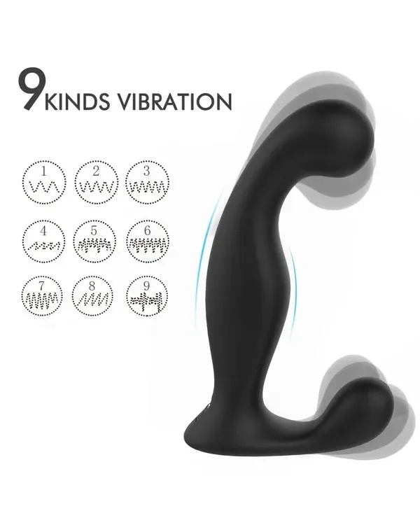 Anal ve Prostat Uyarım Vibratörü Uzaktan Kumandalı Şarjlı