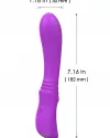 Esnek Ultra Güçlü Şarjlı Vibratör 18 cm