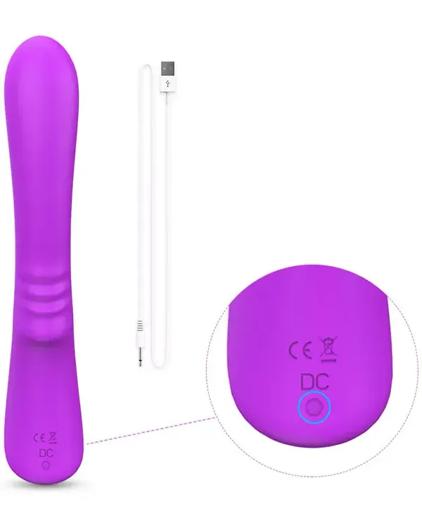 Esnek Ultra Güçlü Şarjlı Vibratör 18 cm