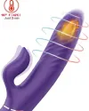 İleri Geri Hareketli Isıtmalı Şarjlı G-Spot Vibratör 21 cm