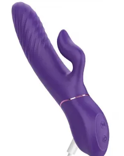 İleri Geri Hareketli Isıtmalı Şarjlı G-Spot Vibratör 21 cm