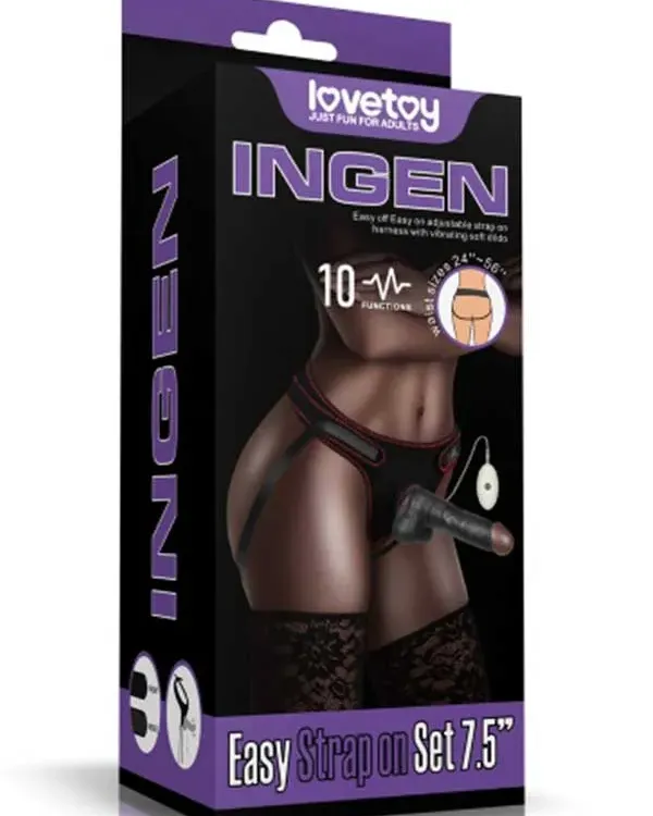 Belden Bağlamalı Titreşimli İçi Dolu 20 cm Siyah