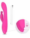 Isıtmalı Şarjlı Güçlü Titreşimli Tavşan Vibratör 22 cm