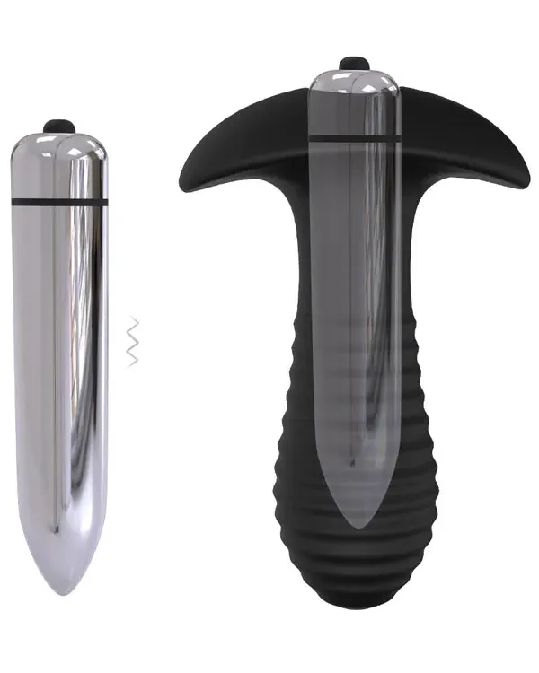 Giyilebilir Titreşimli Spiral Butt Plug