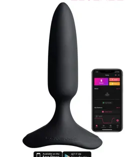 Lovense HUSH 2 Anal Plug 1" App Controlled