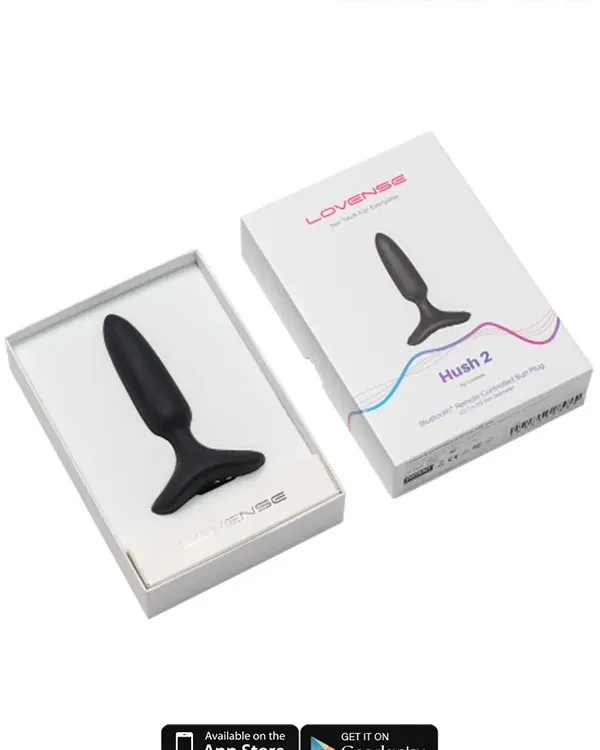 Lovense HUSH 2 Anal Plug 1" App Controlled